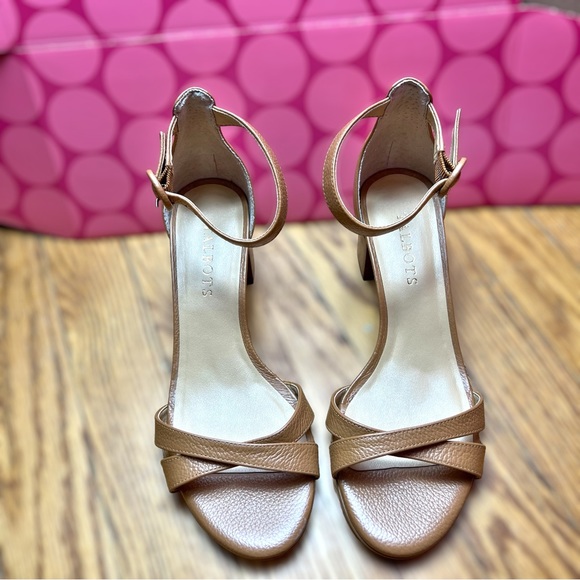 Talbots Leather Heels Ankle Strap - Picture 8 of 8